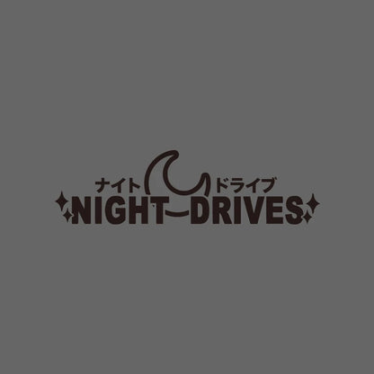 NIGHT DRIVES JDM parabrisas ventana lateral modificación de carrocería personalidad tira de flores pegatina impermeable para coche motocicleta coche