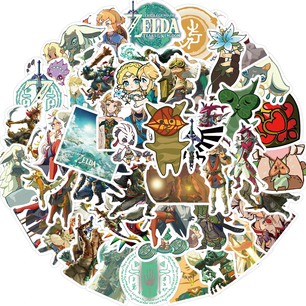 50PCS The Legend of Zelda Stickers – Waterproof Vinyl Decals