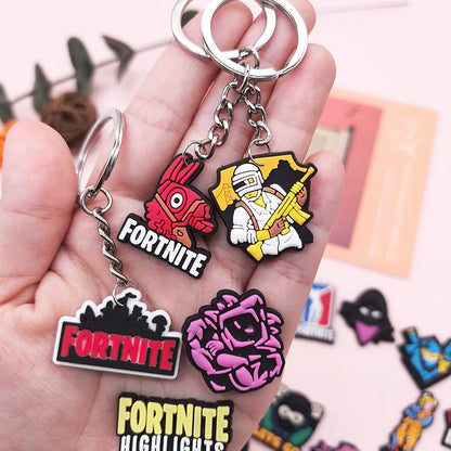 Character Keychain Collection – 32-Piece Battle Royale Charm Set