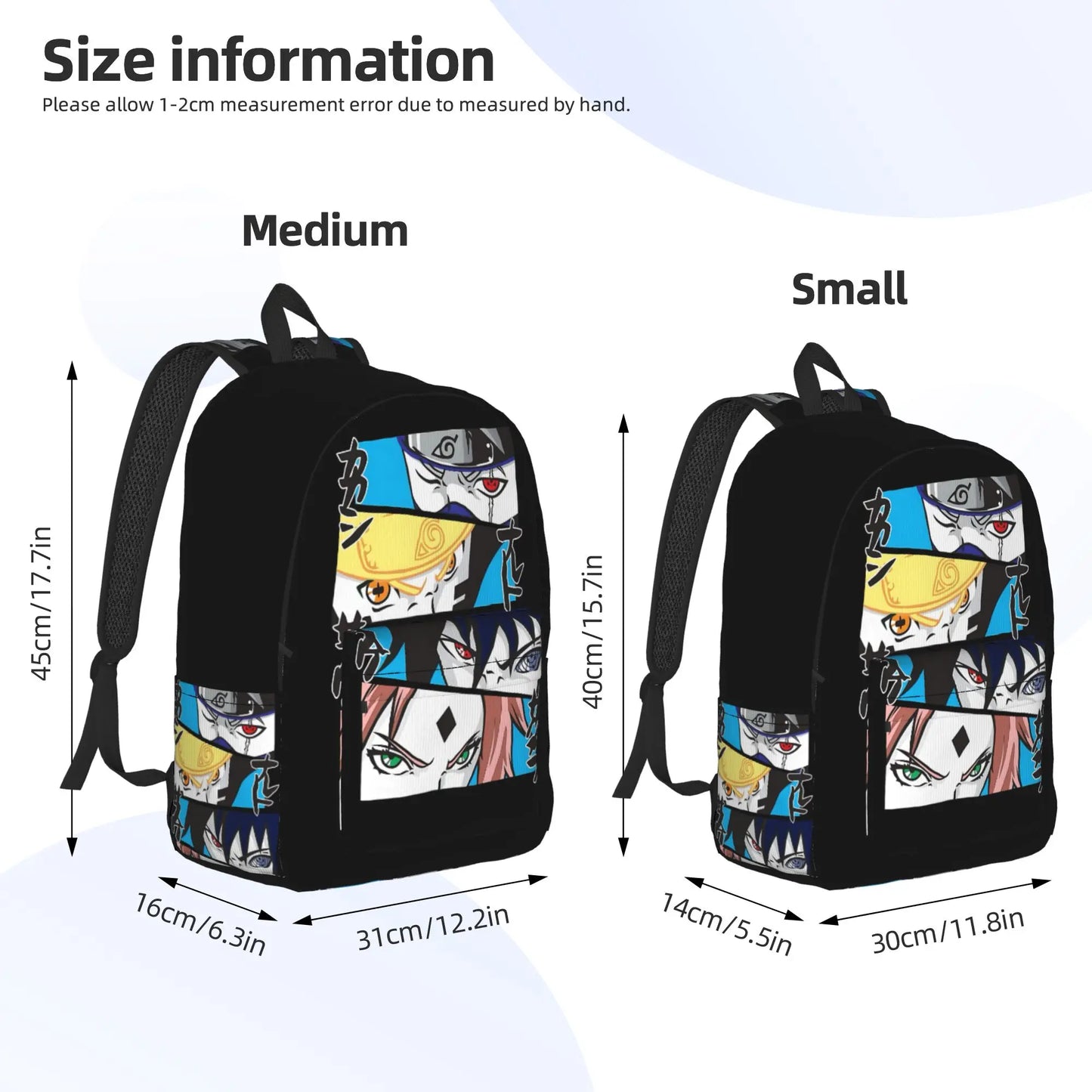 Naruto Anime Backpack - Outdoor Shoulder Rucksack for Fans