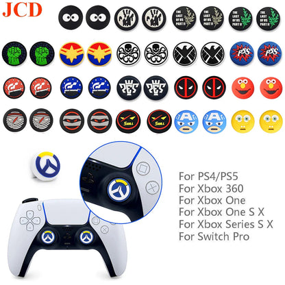 2PCS Silicone Thumbstick Grip Cap For Playstation 5 PS5 PS4 Xbox Series X/S Controller Accessories Game Joystick Protective Caps