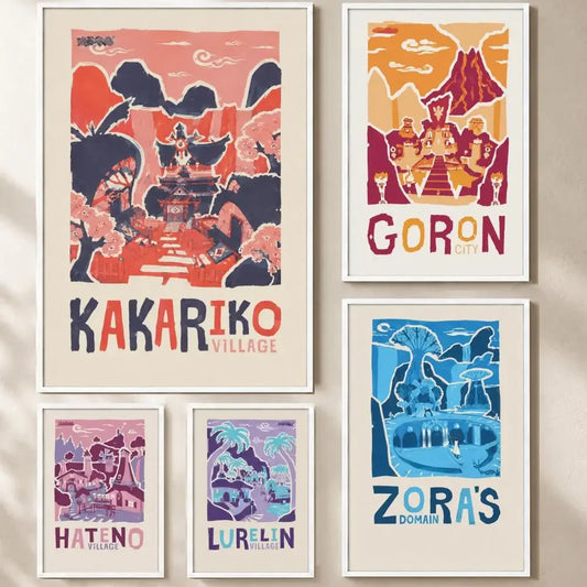 Breath of the Wild Poster - Vintage Gaming Wall Art Print