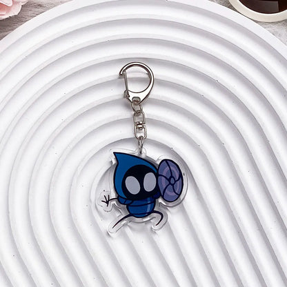 Hollow Knight Acrylic Keychain  Cute Cartoon Bag Charm & Backpack Pendant Gift