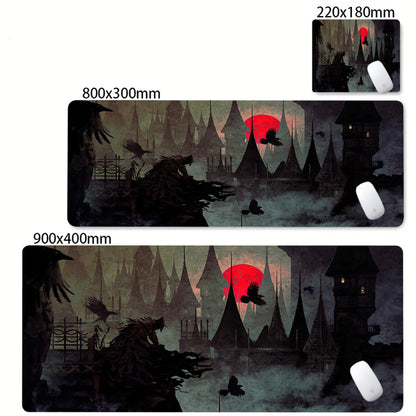 Bloodborne Extended Desk Mat - Natural Rubber Gaming Mouse Pad