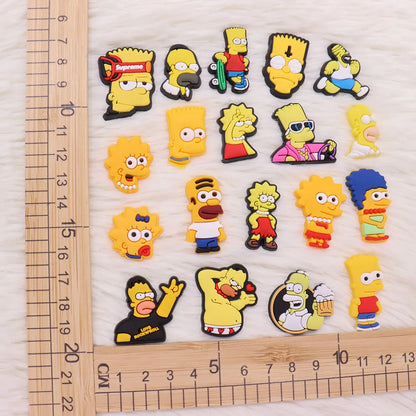 PVC The Simpsons Shoe Charms for Party Decor - 1 Pack