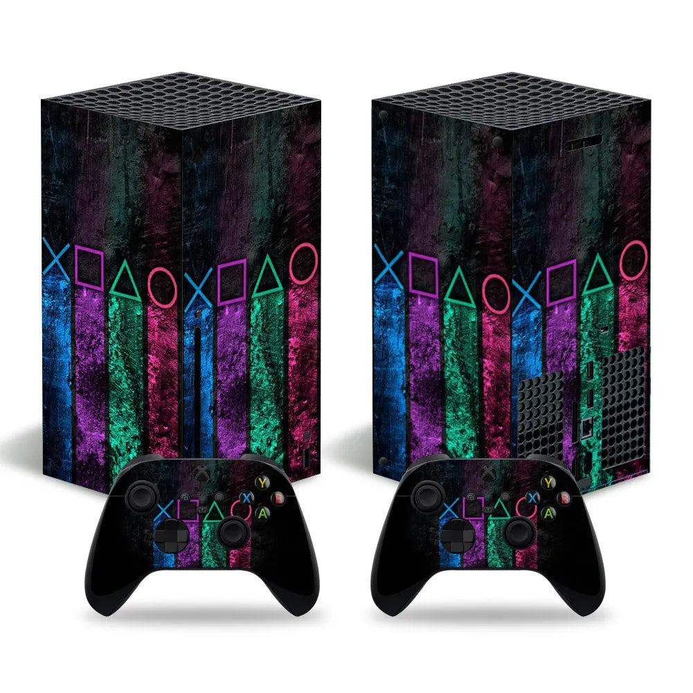 Xbox Series X Console & Controller Skin — Geometric Series