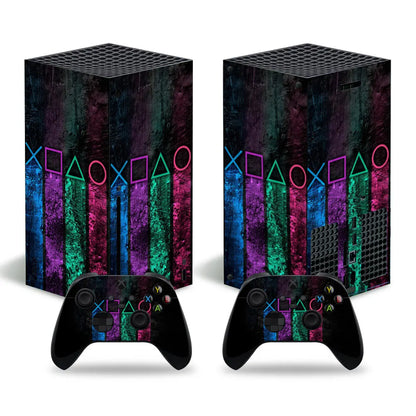 Xbox Series X Console & Controller Skin — Geometric Series