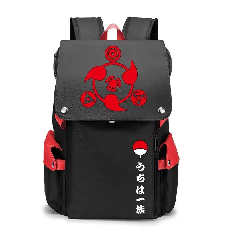 Naruto Large Capacity Anime Backpack - School, Laptop and Travel Bag