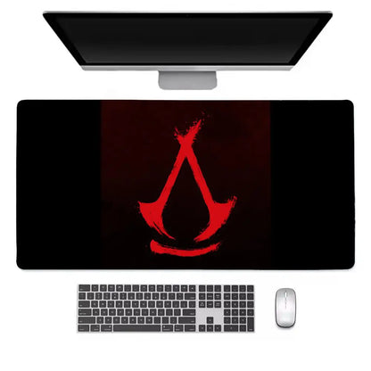Assassins Creed Shadows Mouse Pad Keyboard Desk Mats, Rubber, Non-Slip Desk Mat XXL