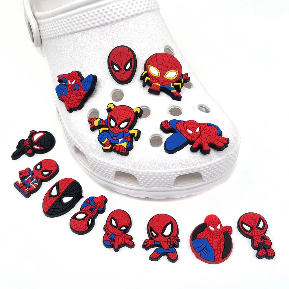 Cute Superhero Croc Shoe Charms - Perfect Accessories for Kids Clogs