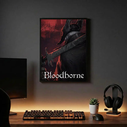 Bloodborne Poster - Gaming Room Wall Art Print
