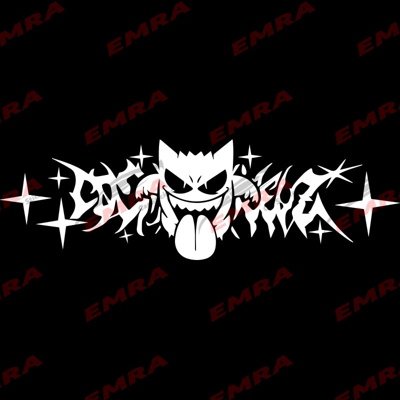 JDM Racing Track Vinyl Decal - Drift and Stance Windshield Sticker