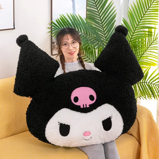 Introducing the Kawaii Sanrio Oversized Kuromi Melody Plush Sofa Pillow Cushion 