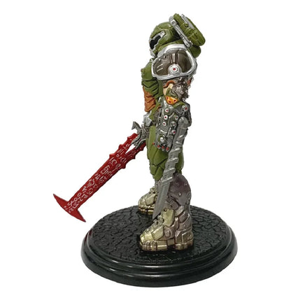 Doom Slayer Eternal Collectible Figure – 21cm PVC Demon Hunter Desktop Statue