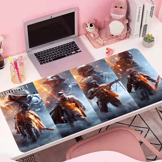 Battlefield 1 Large Gaming Mouse Pad, Mouse Mat for Computers
