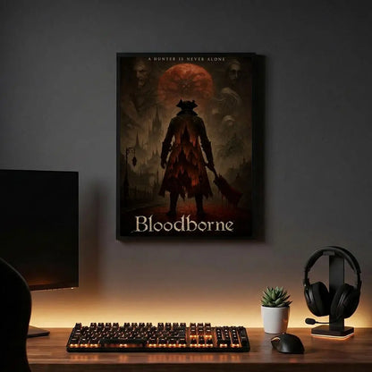 Bloodborne Poster - Gaming Room Wall Art Print