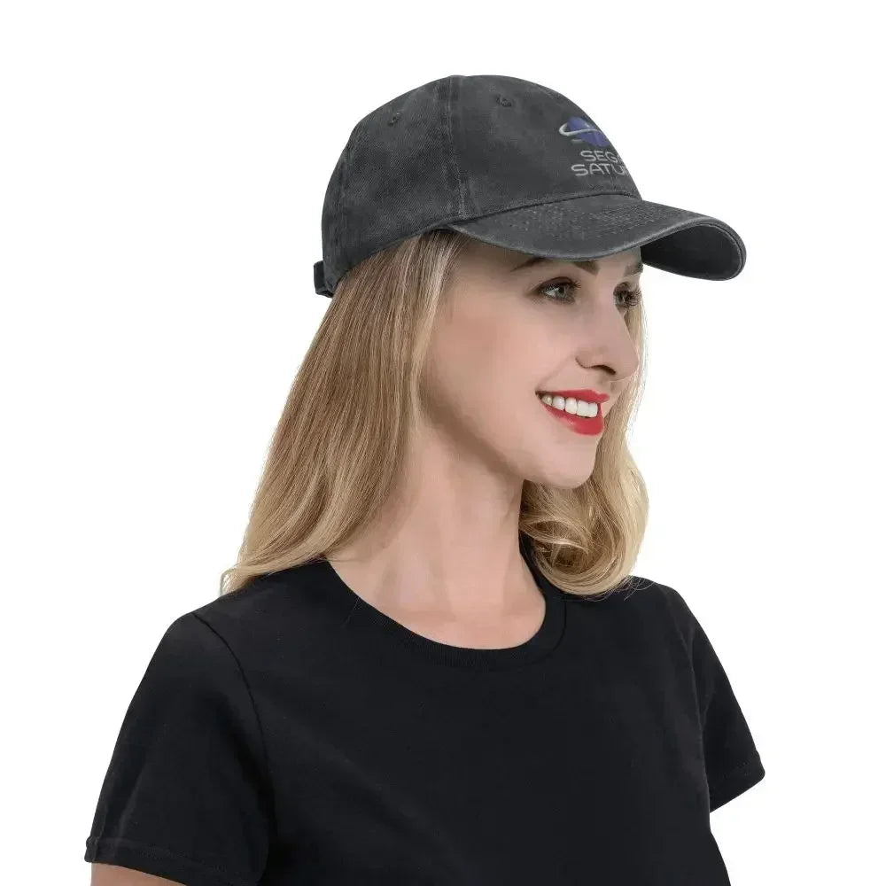 Sega Saturn Retro Gaming Baseball Cap