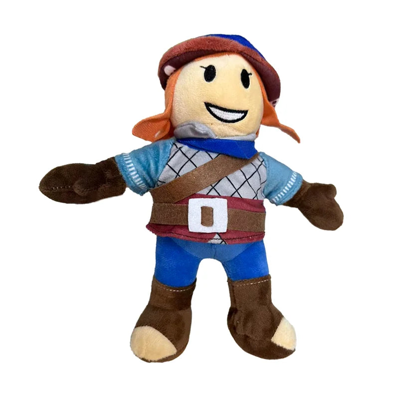 Roblox Captain Camouflage Plush Toy - 26cm Soft Stuffed Character Doll for Kids
