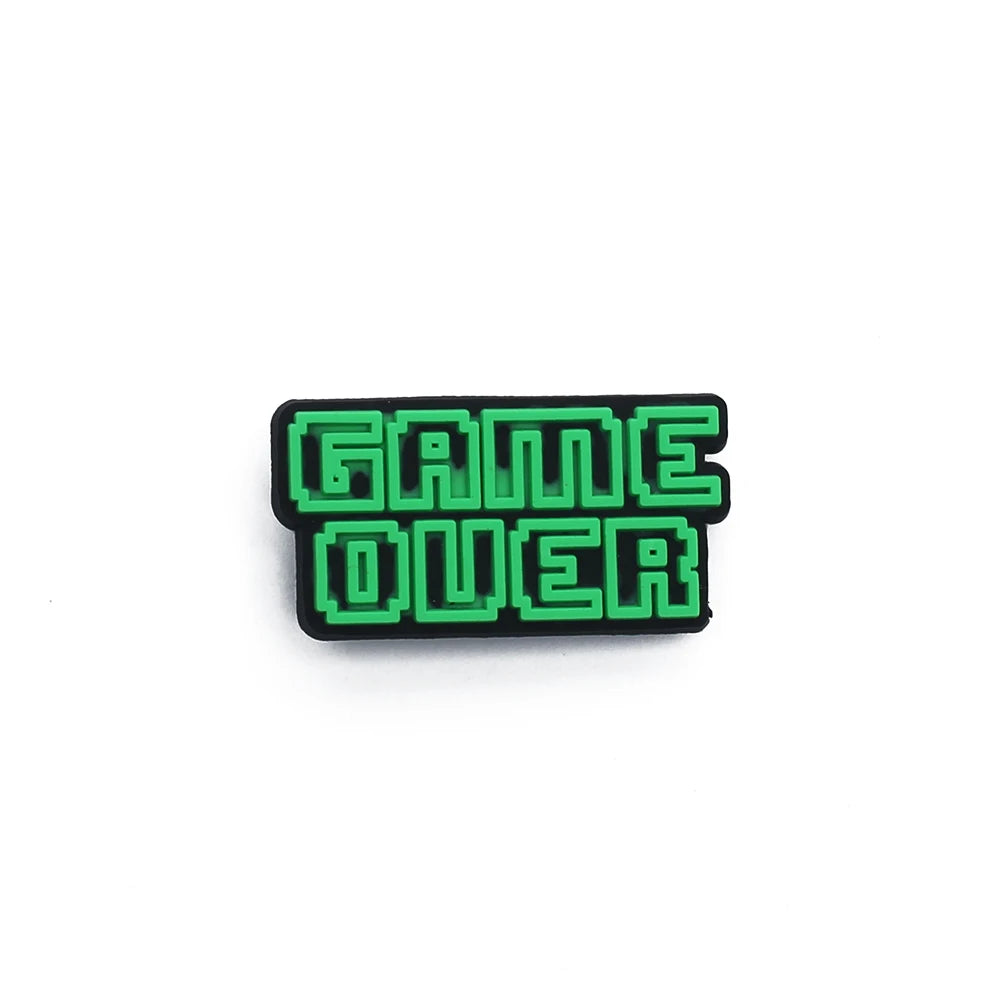 Game Cartoon Shoe Charms - PVC Clog Accessories for Kids, Parties, and Gifts
