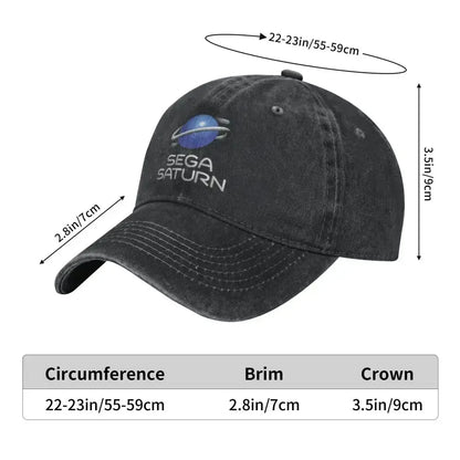 Sega Saturn Retro Gaming Baseball Cap