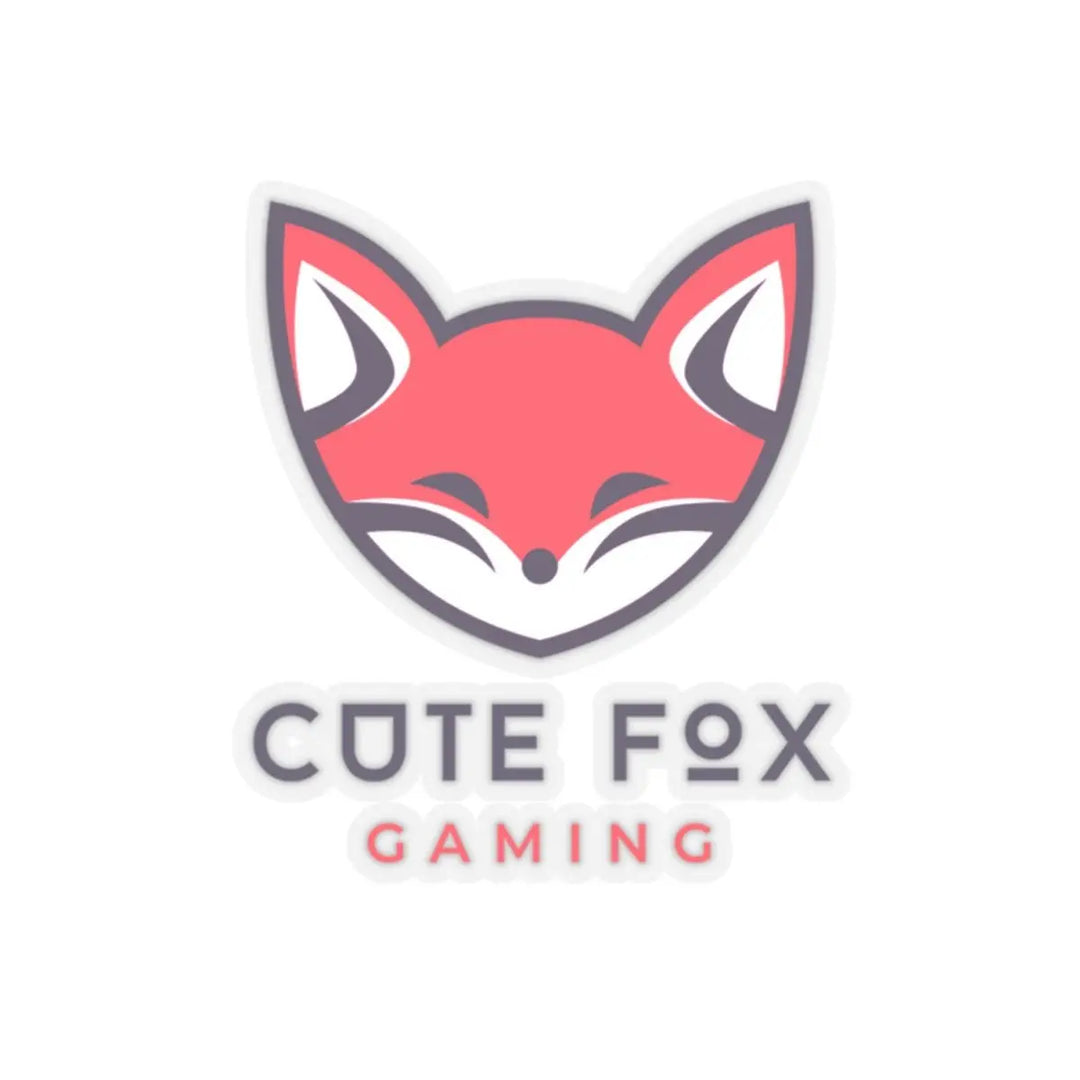 Adorable Fox Gamer Stickers - Cute & Kiss - Cut - Gapo Goods - Paper products