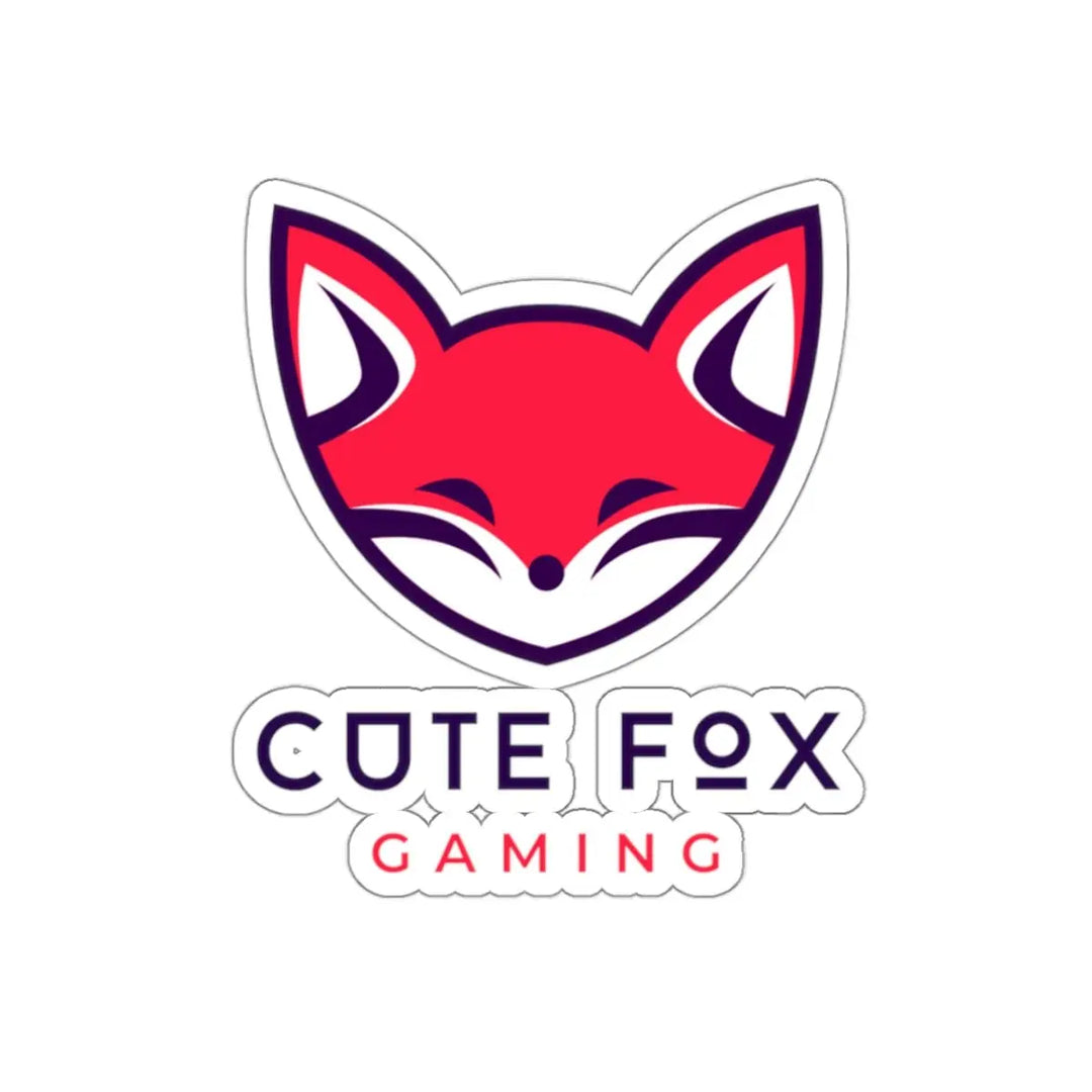 Adorable Fox Gamer Stickers - Cute & Kiss - Cut - Gapo Goods - Paper products