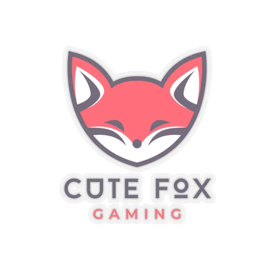 Adorable Fox Gamer Stickers - Cute & Kiss - Cut - Gapo Goods - Paper products