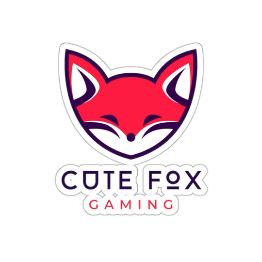 Adorable Fox Gamer Stickers - Cute & Kiss - Cut - Gapo Goods - Paper products