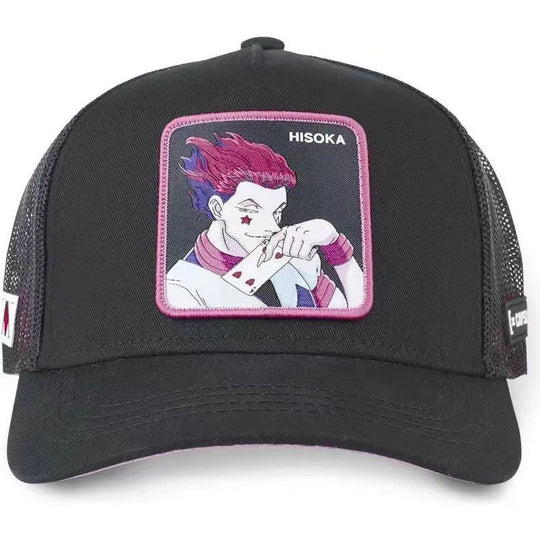 Anime Hunter Hunter Trucker Mesh Hat - Featuring Killua Gon and Hisoka - Gapo Goods - Hat