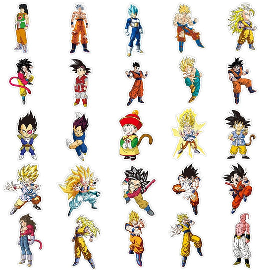 Anime Son Goku Dragon Ball Stickers: Super Saiyan Coolness - Gapo Goods - 