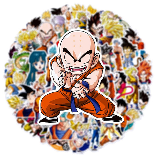 Anime Son Goku Dragon Ball Stickers: Super Saiyan Coolness - Gapo Goods - 