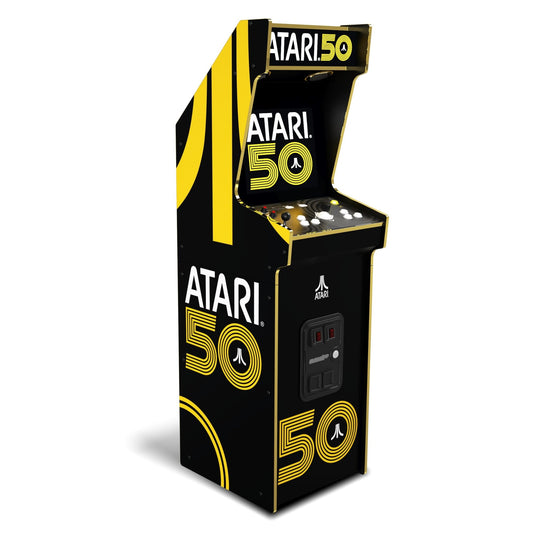 Arcade1Up Atari 50th Anniversary Deluxe Arcade Machine for Home, Over 5 - Foot - Tall Cabinet with Over 50 Classic Games - Gapo Goods - 