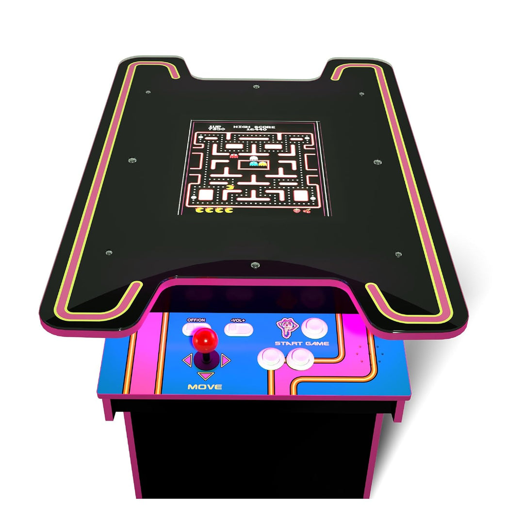 Arcade1Up PAC - MAN Head - to - Head Arcade Table with 12 Games, Multiplayer Control Panel, & 17 - Inch Color LCD Screen, Black Series Edition - Gapo Goods - 