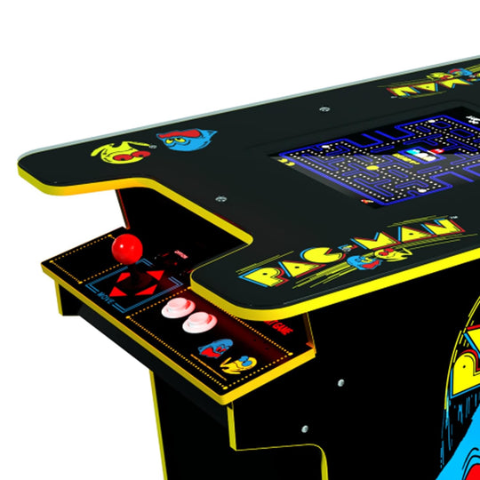 Arcade1Up PAC - MAN Head - to - Head Arcade Table with 12 Games, Multiplayer Control Panel, & 17 - Inch Color LCD Screen, Black Series Edition - Gapo Goods - 