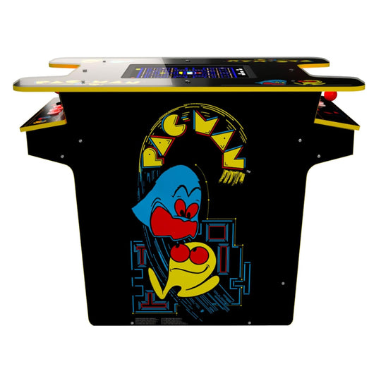 Arcade1Up PAC - MAN Head - to - Head Arcade Table with 12 Games, Multiplayer Control Panel, & 17 - Inch Color LCD Screen, Black Series Edition - Gapo Goods - 