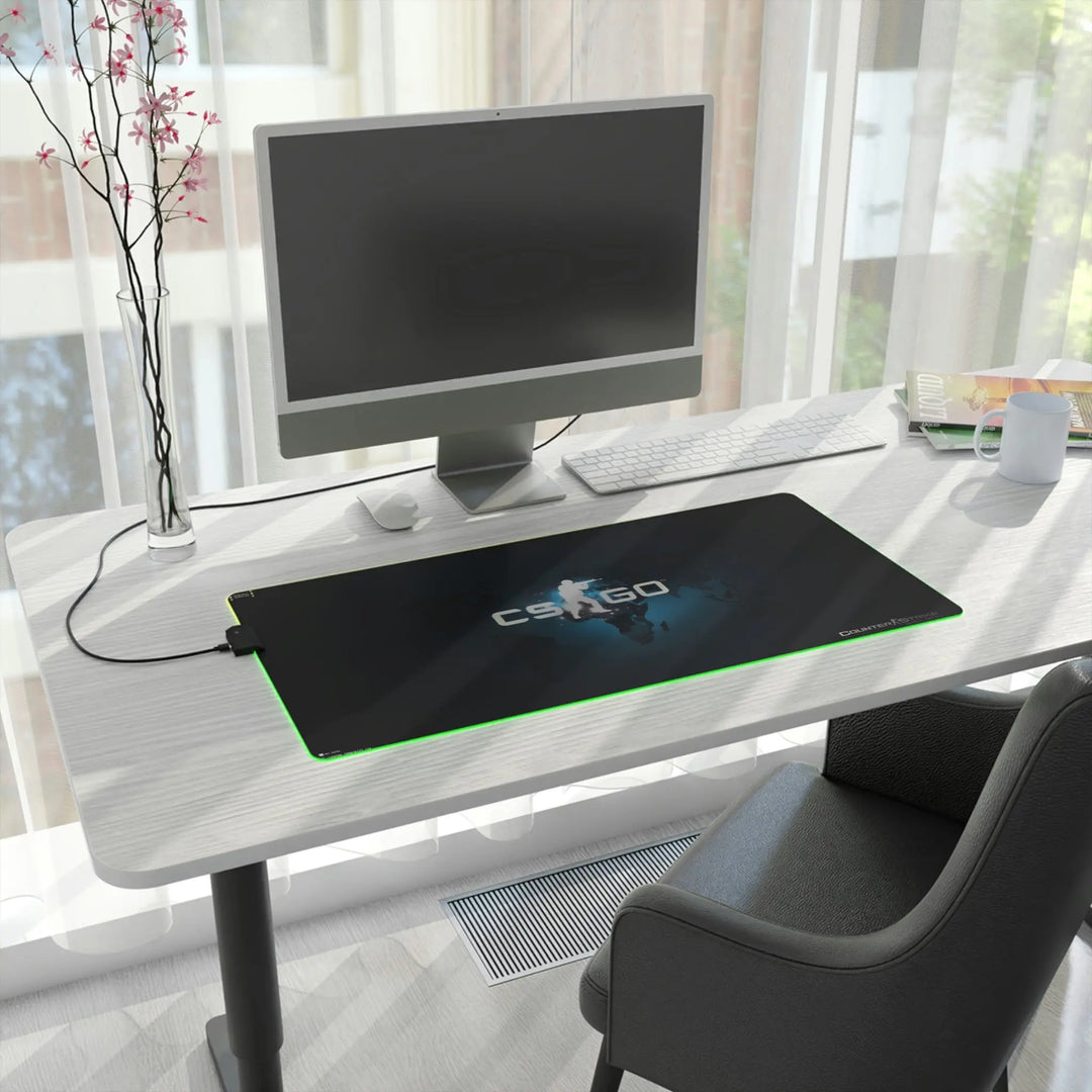 Aurora Glide: LED - Lit Gaming Desk Pad - Gapo Goods - Home Decor