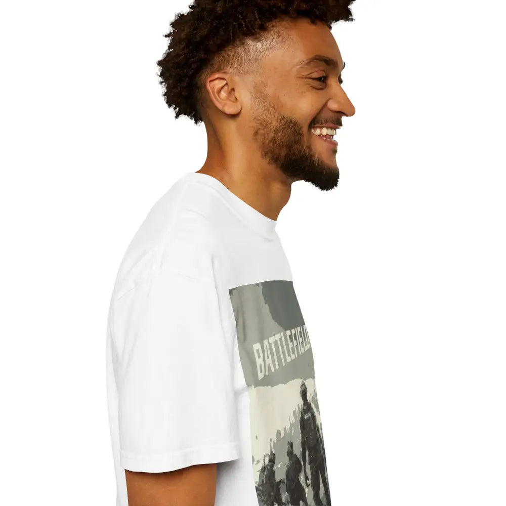 Battle Ready Tee with Relaxed Fit and Low Heat Vibes - T-Shirt