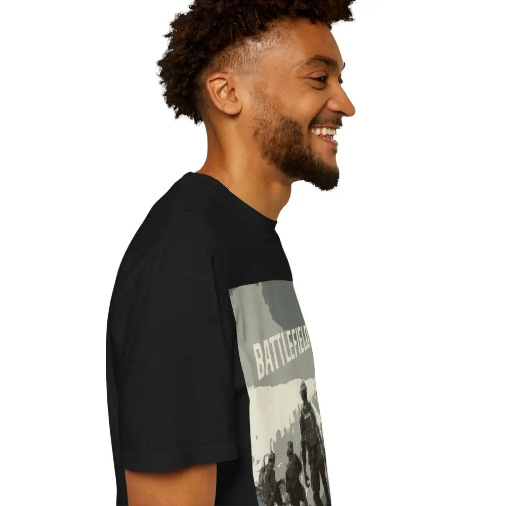 Battle Ready Tee with Relaxed Fit and Low Heat Vibes - T-Shirt