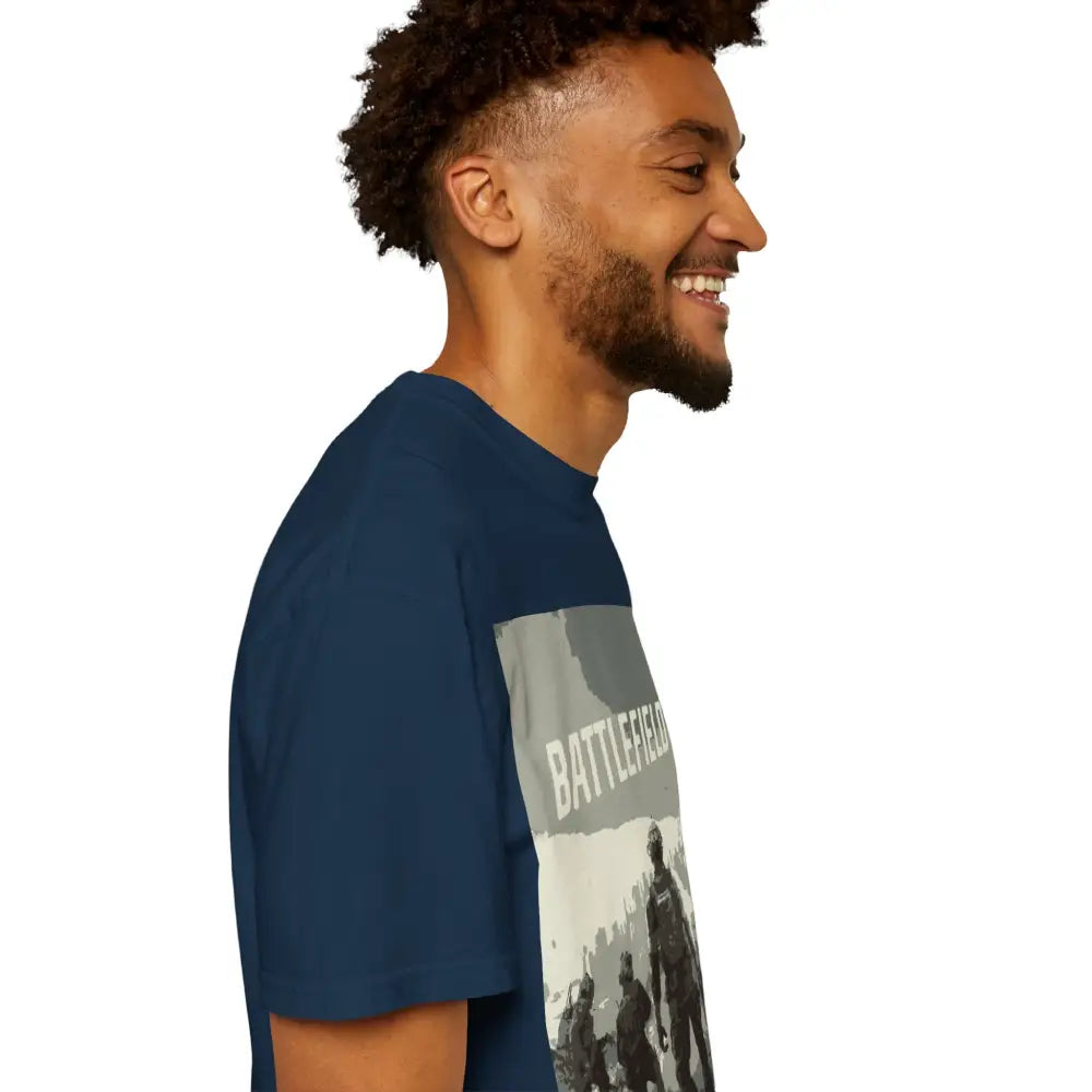 Battle Ready Tee with Relaxed Fit and Low Heat Vibes - T-Shirt