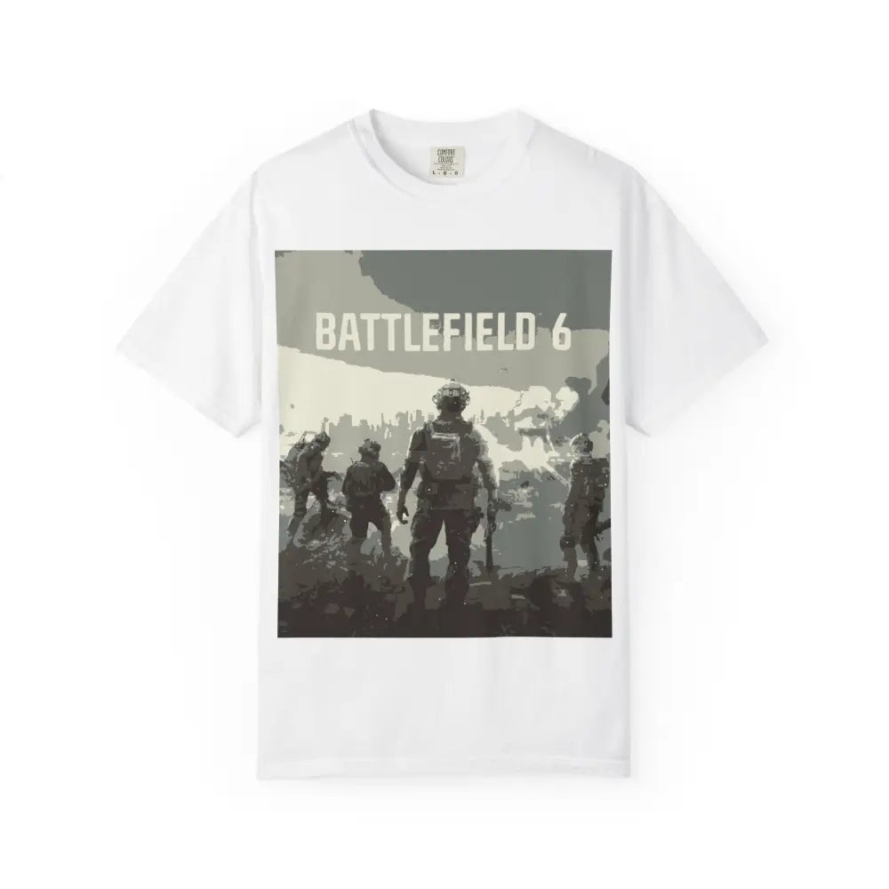Battle Ready Tee with Relaxed Fit and Low Heat Vibes - White / S - T-Shirt