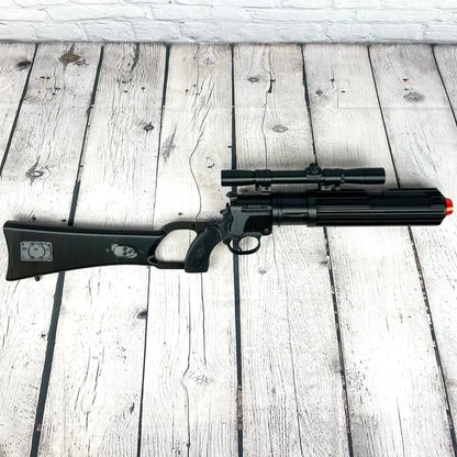 Boba Fett EE-3 Blaster Rifle Replica with Scope and Folding Stock Black
