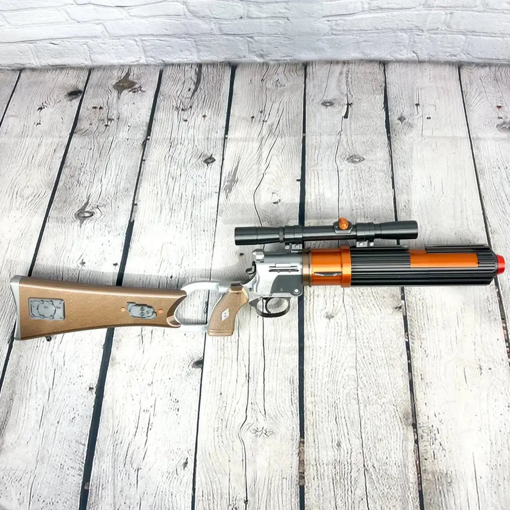 Boba Fett EE-3 Blaster Rifle Replica with Scope and Folding Stock Color