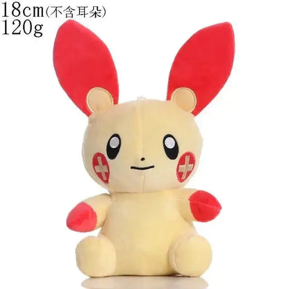 Pokémon Plush Toys - Soft Stuffed Pokémon Dolls | Pikachu, Charizard & More 18cm Plusle Plush Toy