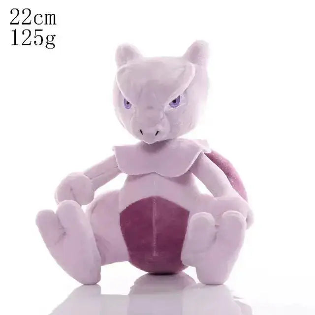 Pokémon Plush Toys - Soft Stuffed Pokémon Dolls | Pikachu, Charizard & More 22cm Mewtwo Plush Toy