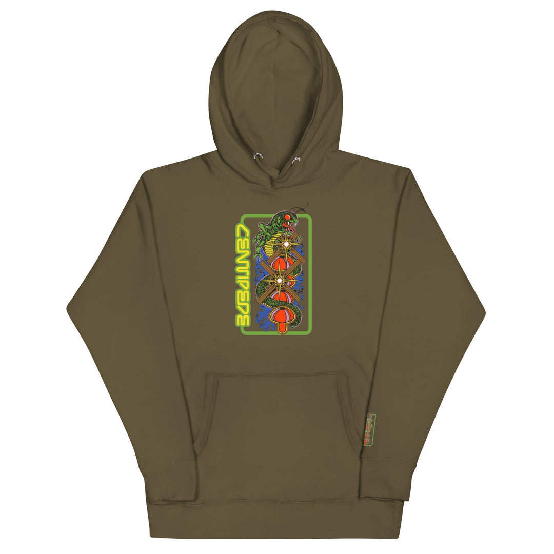 Centipede Classic Unisex Hoodie embroidered sleeve - Gapo Goods - 