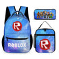 Roblox Backpack Set - Durable School Backpacks With Insulated Lunch Bag & Pencil Case Backpack