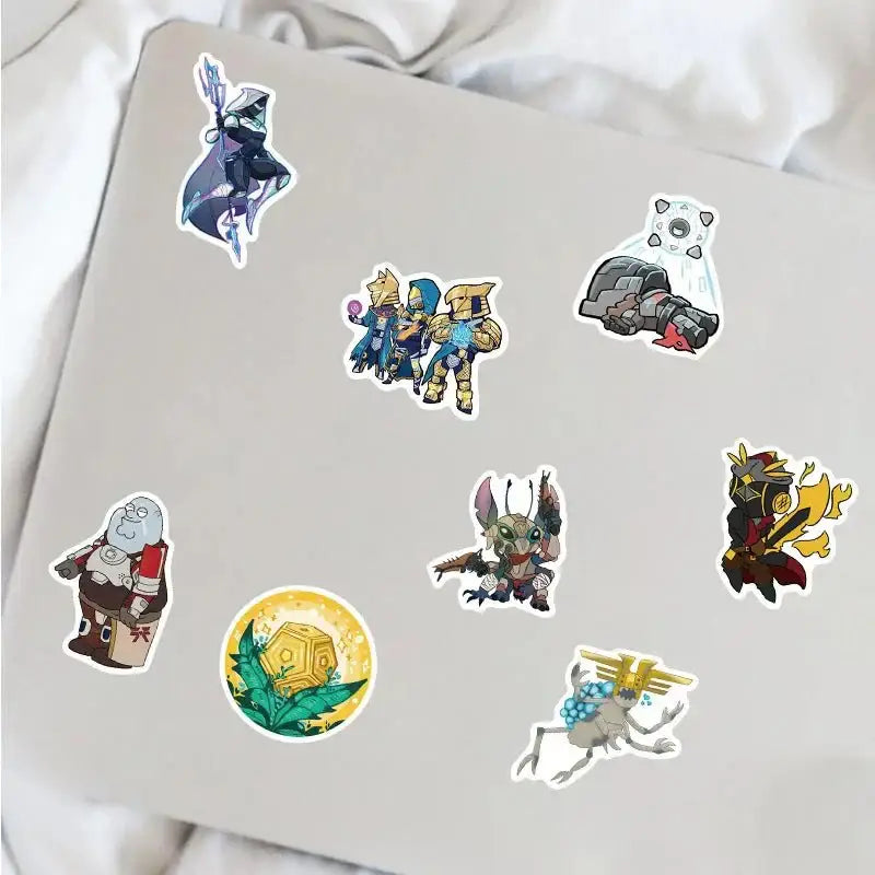 Destiny 2 Stickers - Durable Vinyl Decals for Laptops & Luggage, Colorful Gamer Accessories Paper products