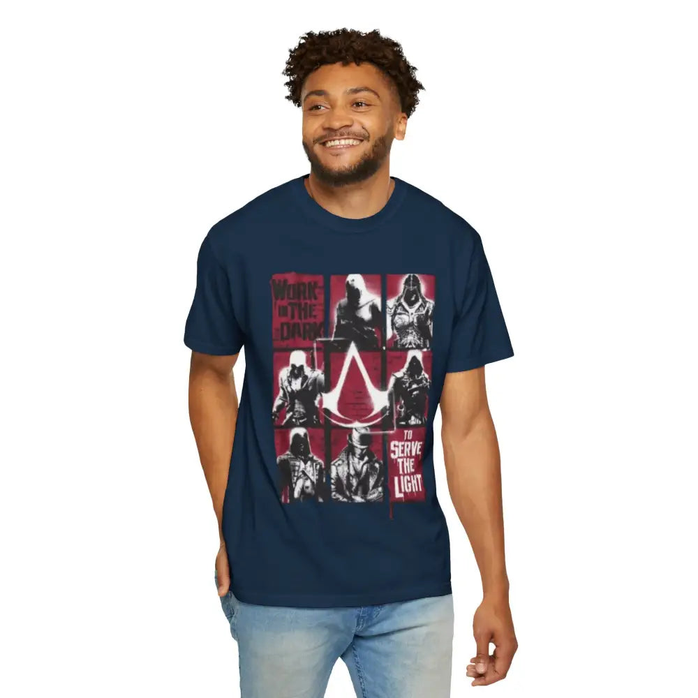 Chill Vibes Tee with Relaxed Fit and Sewn In Label - T-Shirt