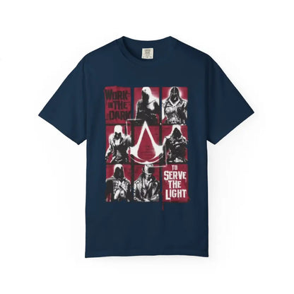 Chill Vibes Tee with Relaxed Fit and Sewn In Label - True Navy / S - T-Shirt