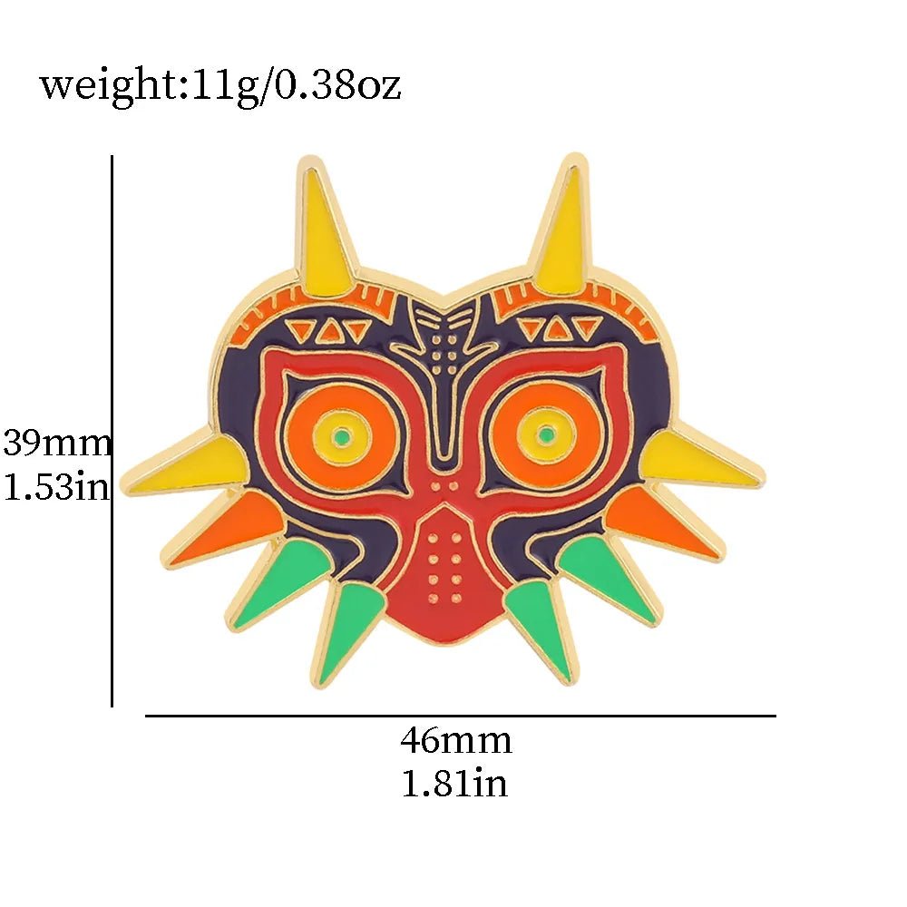 Classic Zelda Enamel Brooch Link Sword Lynel Shield Lapel Badge Pins - Gapo Goods - 